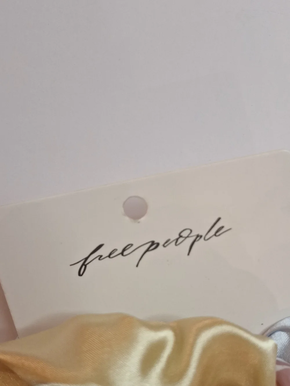 NWT Free People Rose Hair Scrunchie